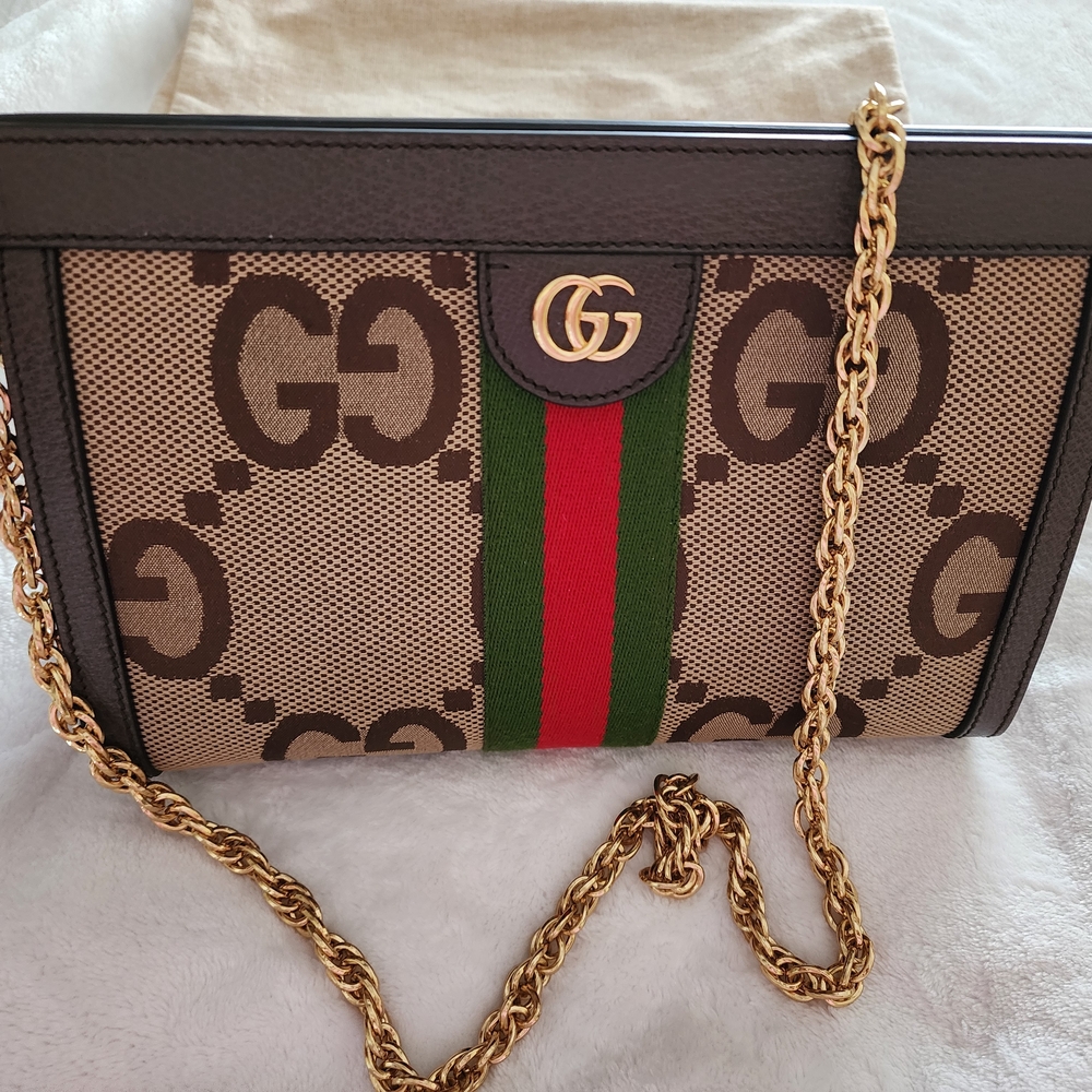 💝SALE💝Gucci Jumbo Ophidia Crossbody Bag - Picture 1 of 12